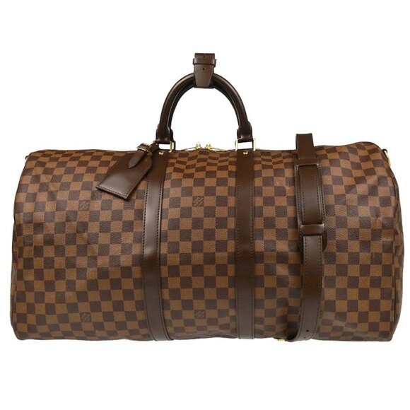 Louis Vuitton Damier Keepall Bandouliere 55 Duffle Bag - Picture 1 of 13